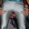 Effect of gloss tights on cock ...