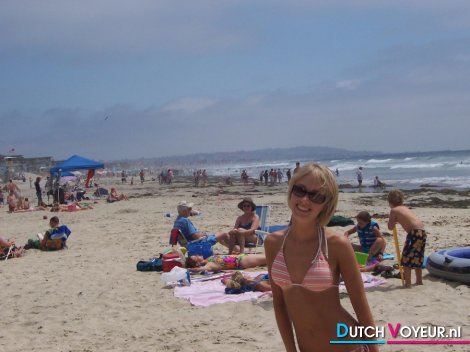 Girlfriend on the beach