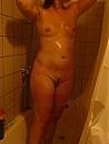 in the shower